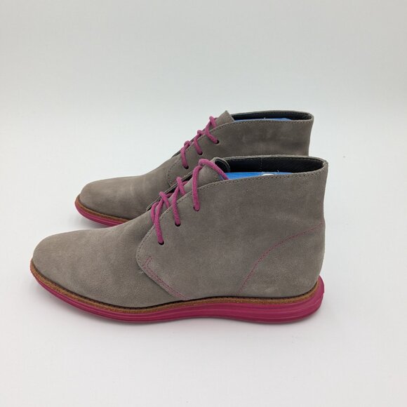 Cole Haan Lunargrand Suede Chukka Boots W6.5 - Picture 2 of 9